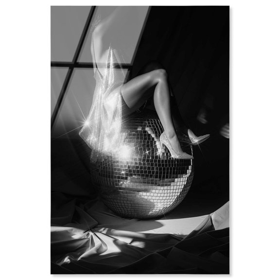 Disco Ride Acrylic Print Fashion Art Prints by Notoriart, Ready to Hang, 10 x 15