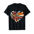 thumbnail image 1 of Disco Roller Love Vintage Skates Derby Skating Heart Gift T-Shirt, 1 of 5