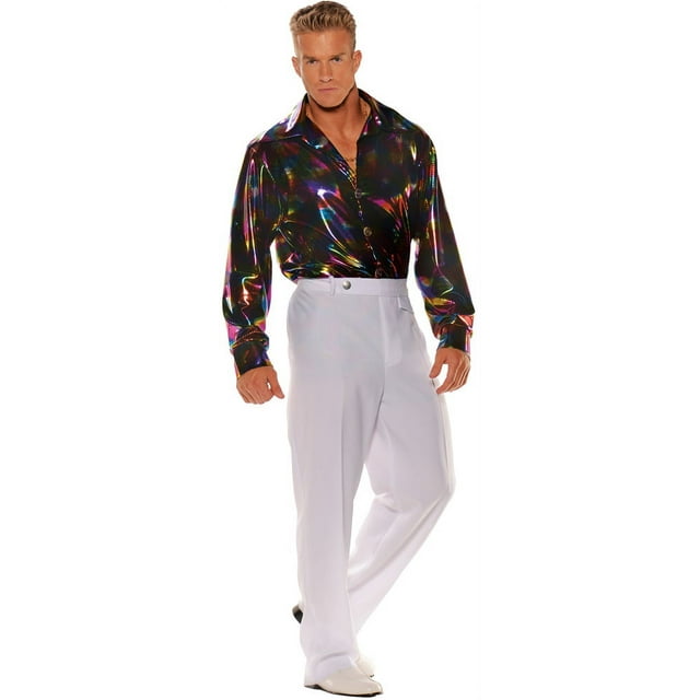 Disco Shirt Men's Adult Halloween Costume - Walmart.com