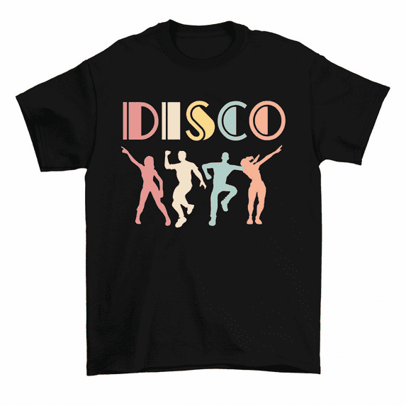 Disco T-Shirt Theme 70s Funky Party Vintage Dancing Tee Men Women Unisex