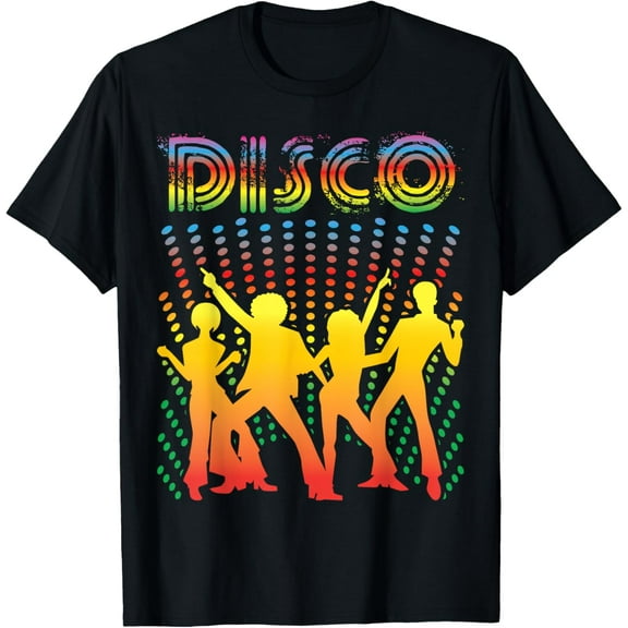 Disco T-Shirt - Vintage Style Dancing Retro Disco Shirt T-Shirt