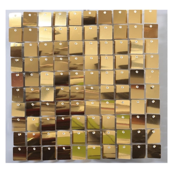 Disco Wall Panels, 16Pcs Shimmer Sequin Backdrop Panels, Easy Setup Reusable Square Decorative Wall Backdrop for Wedding Birthday Party Events