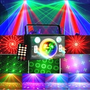 Disco ball lamp, DJ lamp, party lamp, strobe lamp, projector. 3-in-1 effect. Sound activation and remote control. For family gatherings, birthday parties, holidays, decoration, atmosphere lightis