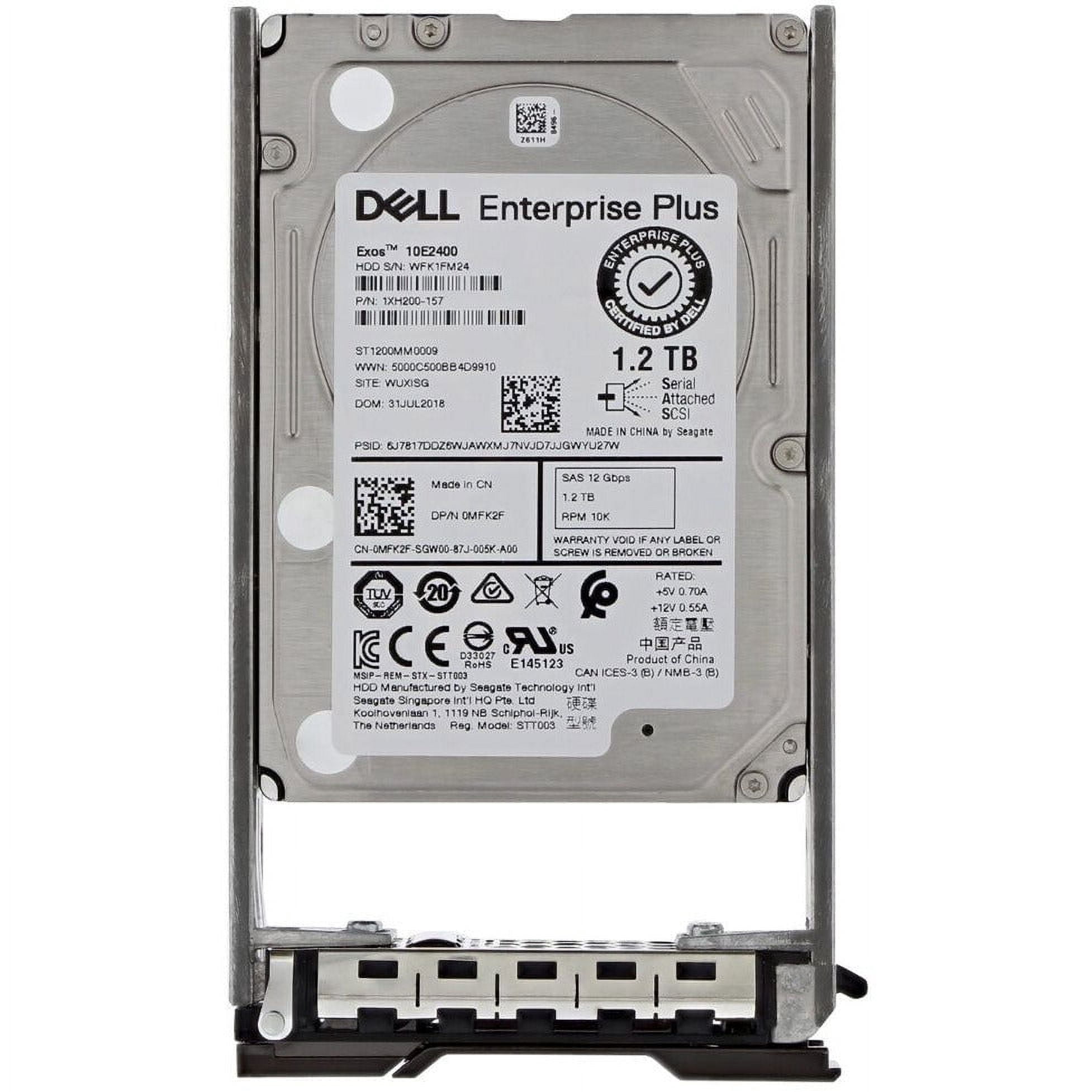 Disco Dell Compellent 1.2TB 10K SAS 2.5