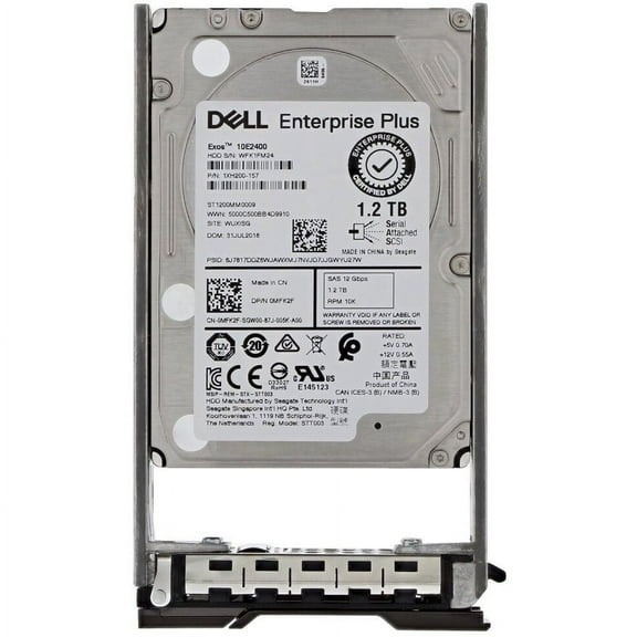 DiscoDell Compellent 1.2TB 10K SAS 2.5" Enterprise Plus Hard Drive for SC220 SCv2020