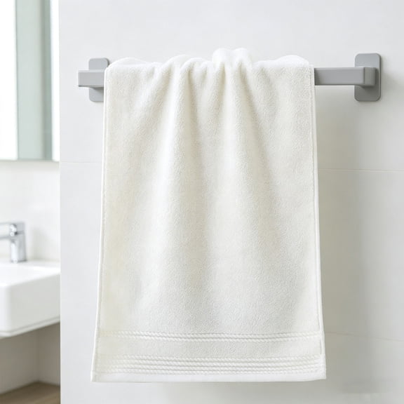 Extra-Large Pure Cotton Bath Towel with Quick-Dry Absorbent Fabric and Lightweight Portable Design, Soft Oversized Towel for Bathrooms, Beach Trips, and Gym Workouts.
