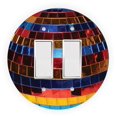thumbnail image 1 of Discoball Design - Round Light Switch Plate Cover - Single Rocker, 1 of 1