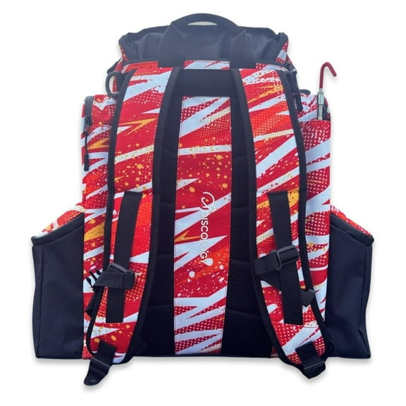 Discology Icon - Disc Golf Bag Crimson Red