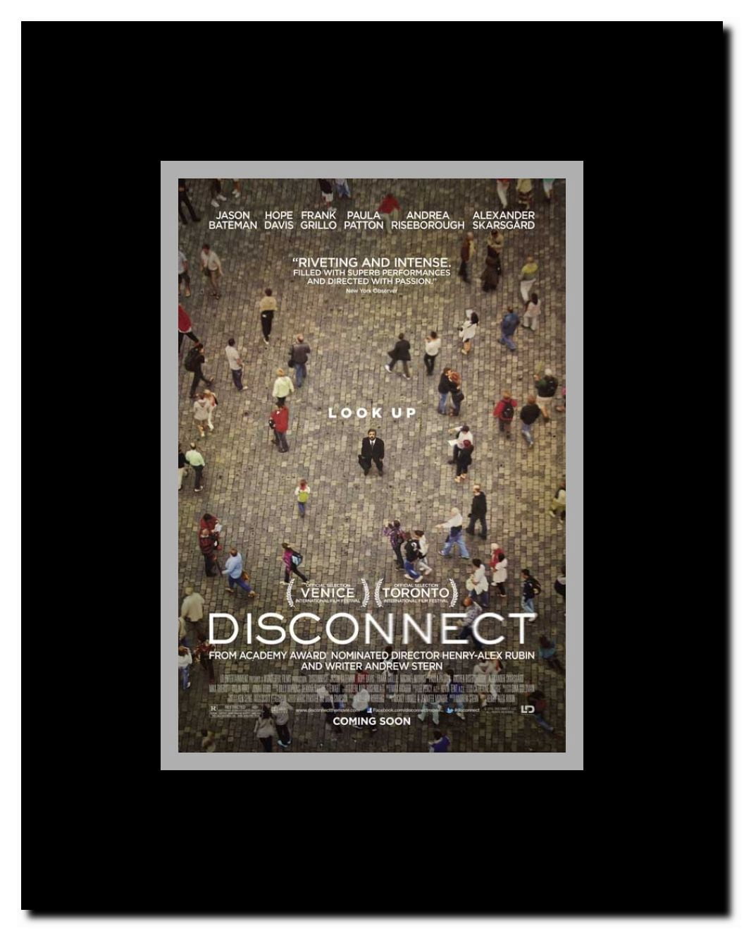 Disconnect Framed Movie Poster