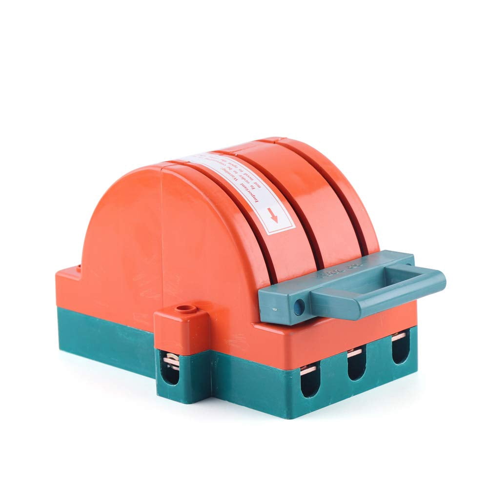 Disconnect Knife Switch, 3 Pole Double Throw 225A Safety Disconnect Switch Copper Power Disconnector