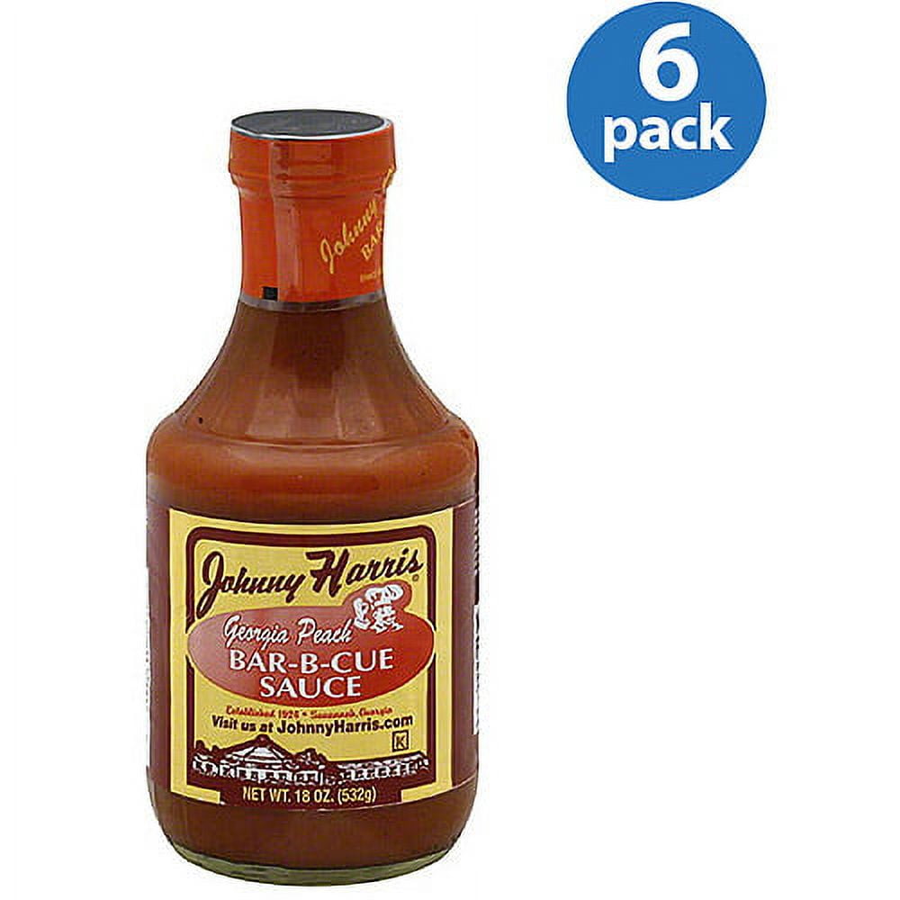 ***Discontinue***Johnny Harris Peach BarBCue Sauce, 18 oz