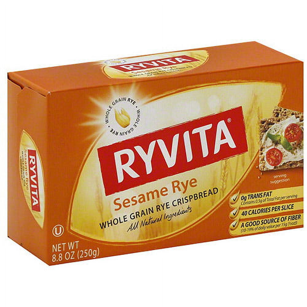 ***Discontinue***Ryvita Sesame Rye Crispbread, 8.8 oz (Pack of 10
