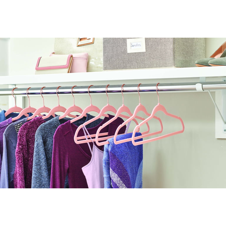 Better Homes and Garden Nonslip Ultra Slim Hangers (Blush)