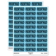 thumbnail image 1 of Discontinued Border Top Bottom Sticker Set - Light Blue - Gloss Finish - 1.75" Medium, 1 of 7