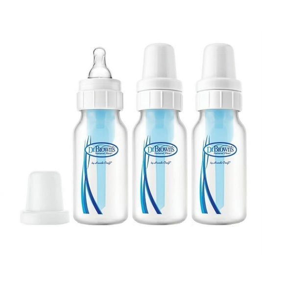 ***Discontinued***Dr. Brown Dr Brown 4 Oz Baby Bottle 3pk