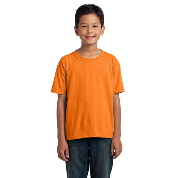 Fruit 100% Tee Youth TennOrnge