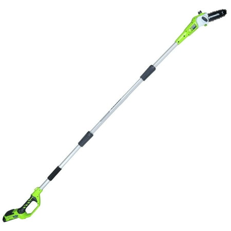 Discontinued - Greenworks 24V 8 in. Cordless Pole Saw, Battery Not Included, 1400102