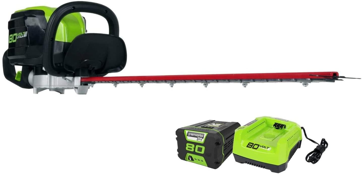 Discontinued Greenworks PRO 80V 26inch Cordless Brushless Hedge Trimmer with 2.0 Ah Battery