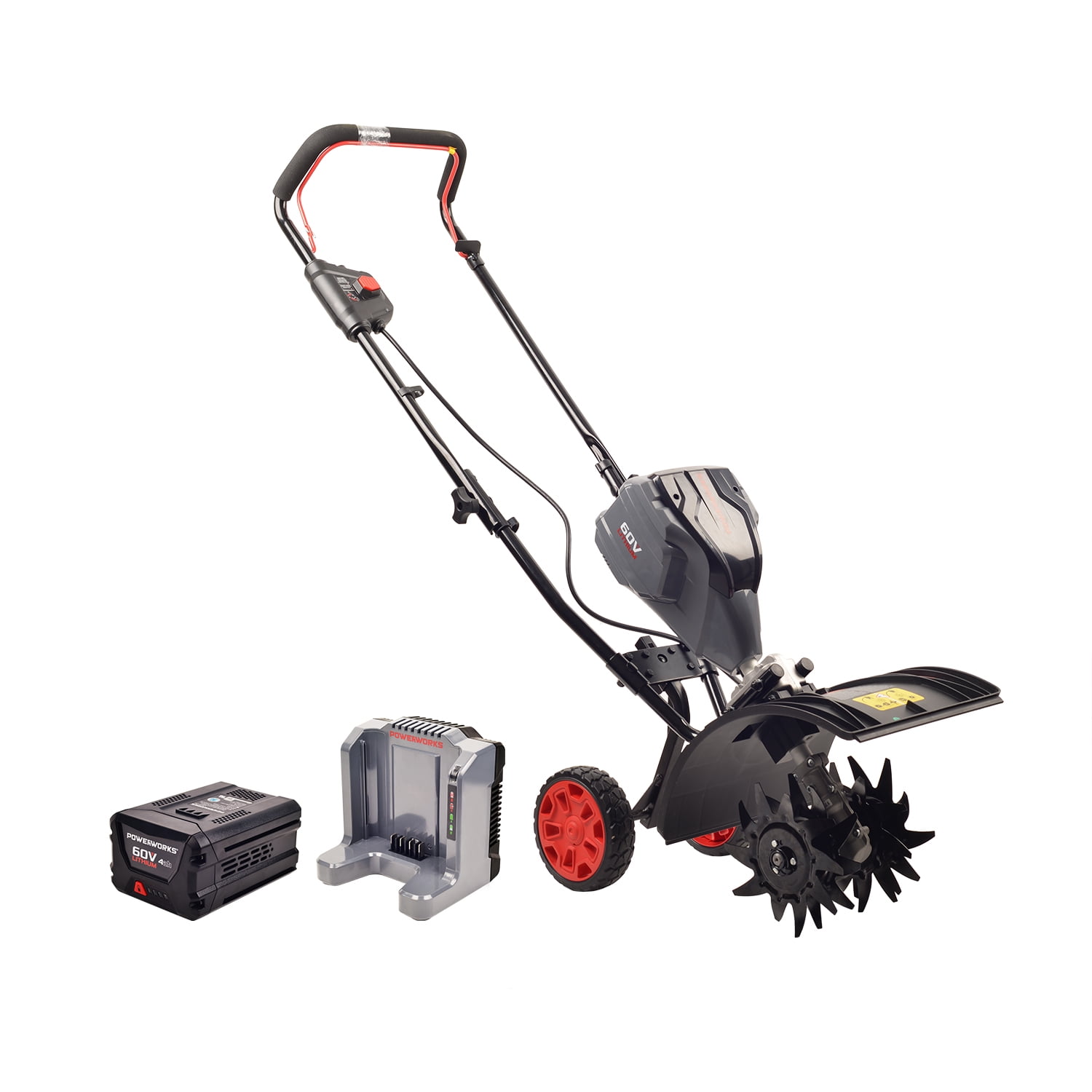 POWERWORKS 60V 21 Inch Cordless Lawn Mower Brushless Motor, Battery and  Charger Not Included