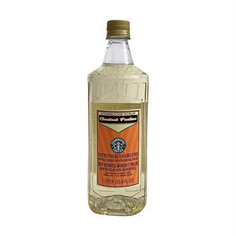 Discontinued Starbucks Authentic Syrup Chestnut Praline Bottle 1
