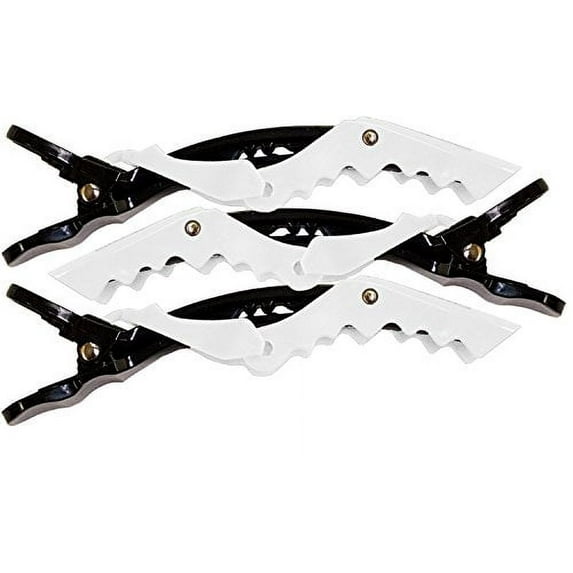 Mia Super Clamps Professional-Sectioning Clamps-Black and White (4 pieces per box)