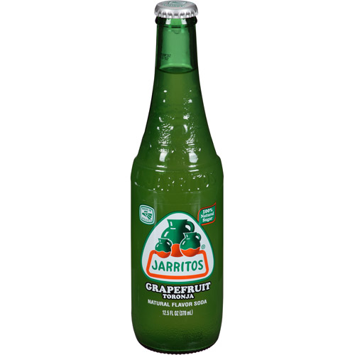 ***Discontinued by KEHE***Jarritos Grapefruit Natural Flavor Soda, 12.5 fl oz, (Pack of 24