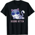 thumbnail image 1 of Discord Kitten Funny Graphic Discord Slang T-Shirt, 1 of 5