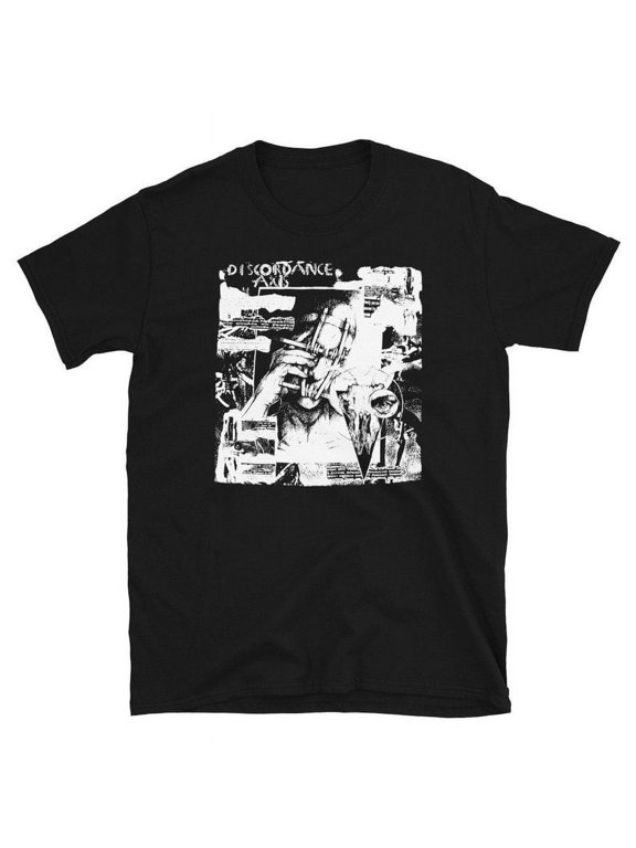 Discordance Axis Shirt Gothic Deathrock Goth Post Punk Music Unisex Tee