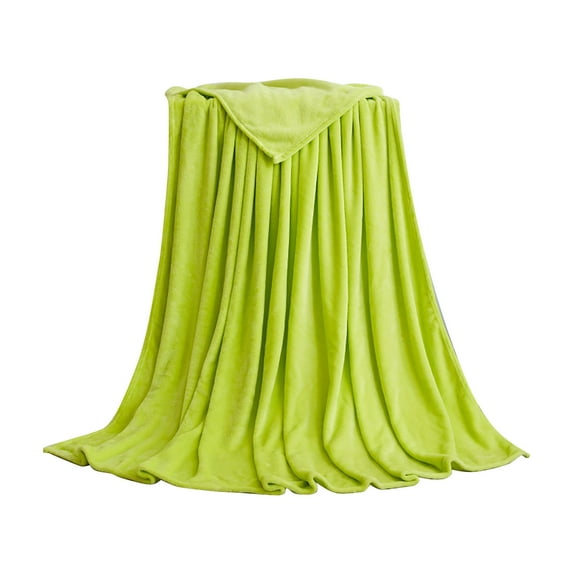Discount!Beppter Blanket Throw Blanket for Kids Polyester Throw Blanket 150*200Cm Blanket for Sofa, All Season Use Green