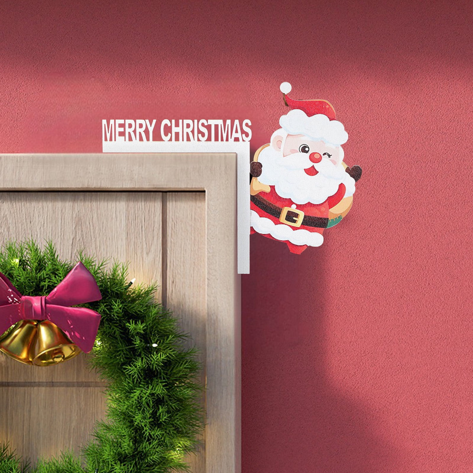 Discount Bonanza, Christmas Door Frame Corner Decoration, Snowman and