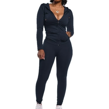 Discount Bonanza, Women's Two-Piece Sports Suit, Casual Split Color Design, Fashionable Comfortable Lightweight Outfit for Fitness, Lounge, or Relaxed Daily Activities | Sopatenor, Black M