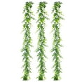 thumbnail image 1 of Discount! FNGZ Artificial Flowers Wreath 1Packs Garlands Greenery Garlands Fake Vines Total 5.91ft Faux Hanging Plants for Wedding Table Arch Wall Party Home Bedroom Decor, 1 of 9