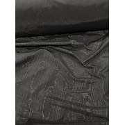Discount Fabric Moire` Bengaline Faille Black QQ39