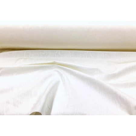 Fabric Moire Bengaline Faille Ivory QQ38