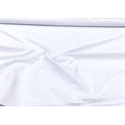 Fabric Moire Bengaline Faille White QQ37