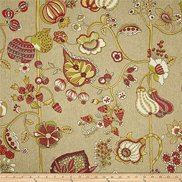 Discount Fabric Richloom Upholstery Drapery Delphine Sateen Cardinal RL104