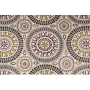 Fabric Richloom Upholstery Drapery Linen Embark Flagstone Medallion OO21