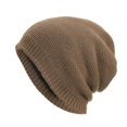 thumbnail image 1 of Discount! Fdelink Beanie Hat Winter Hats Unisex Winter Cotton Hat Warm and Fleece Knitted Hat Khaki, 1 of 5
