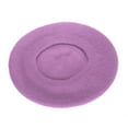 thumbnail image 1 of Discount! Fdelink Beret Hat Winter Hats Purple Hat Girls Kids Beret Dome Baseball Caps Purple, 1 of 3