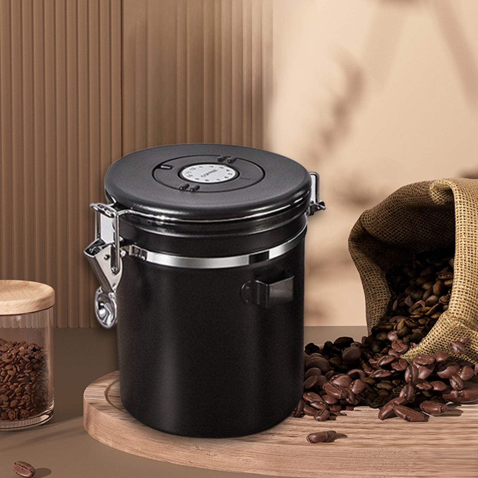 Discount Galore, Airtight Coffee Powder Storage Jar – Vacuum-Sealed ...