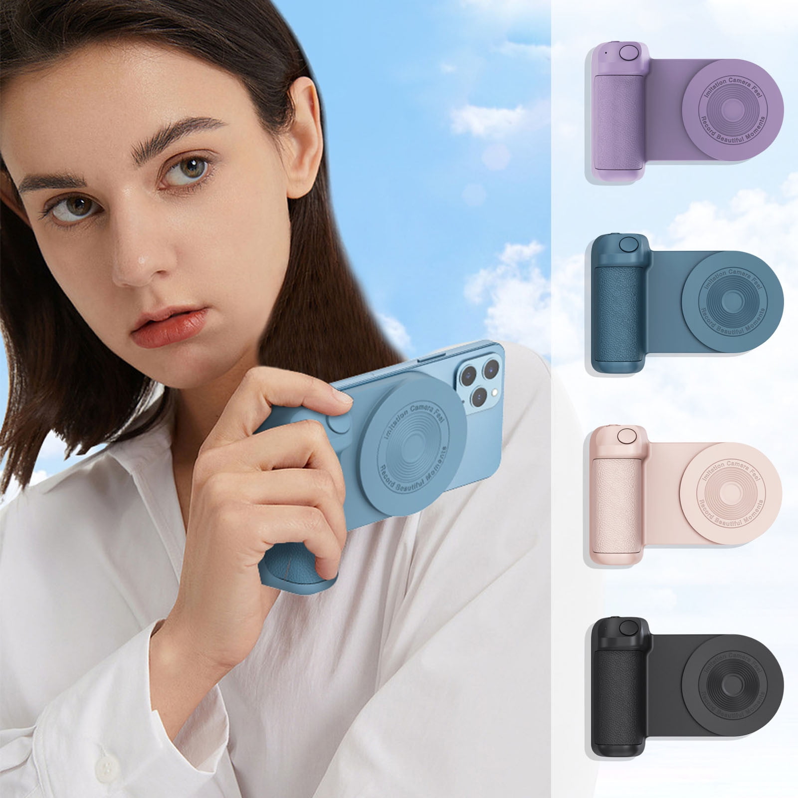 Shutter Phone Discount Galore,Smartphone Selfie Booster Handle Grip Bluetooth Photo ...