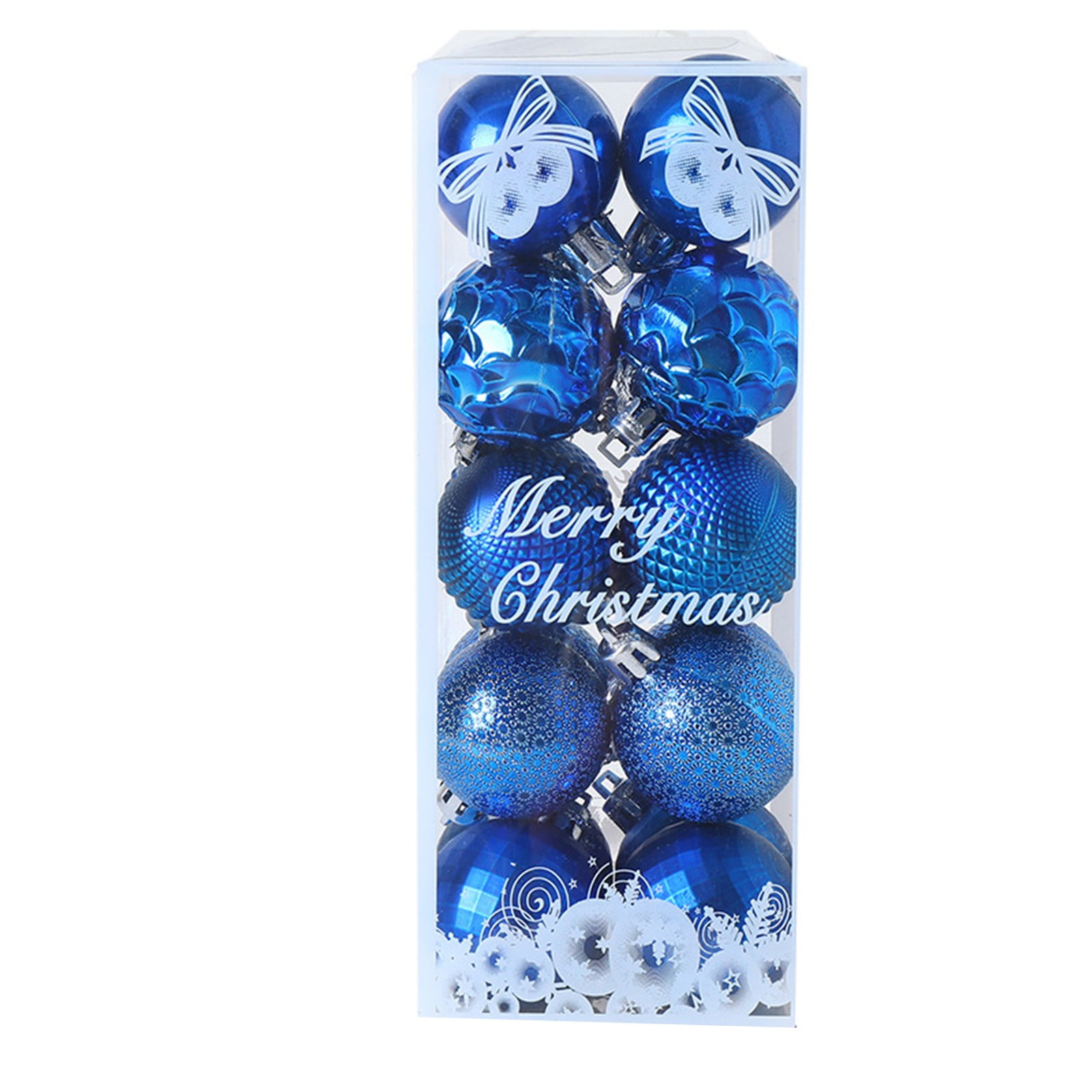 Discount! Gheawn Hangs Christmas Decorations 4cm/1.6in Gold Silver Pink