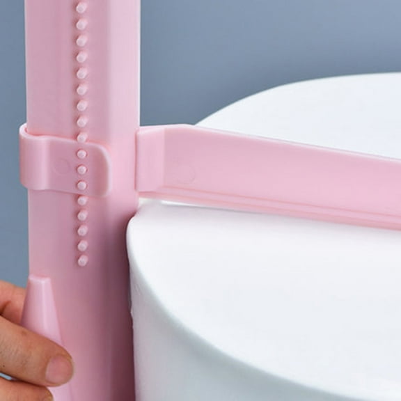 Discount.Home Adjustable Cake Scraper Cake Smoother Tool, Cake Smoother Polisher for Icing,Fondant Cream Edge Smoothing Decorating, Pink