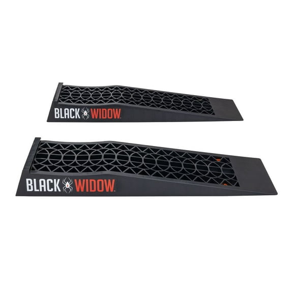 Black WIdow Low Profile Plastic Car Service Ramps 2-Pack