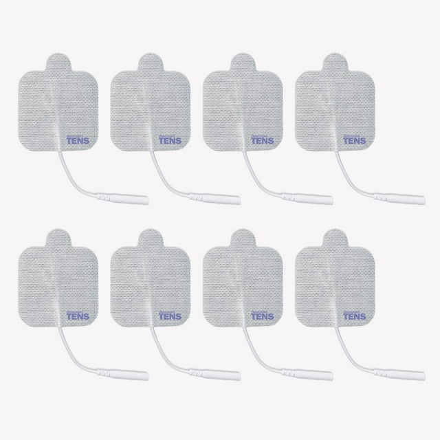 Discount TENS, EMPI Compatible TENS Electrodes, 8 Premium Replacement Pads for EMPI TENS Units