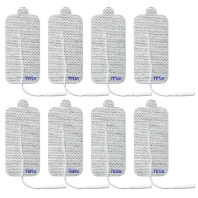 Discount TENS, EMPI Compatible TENS Electrodes, 8 Premium Replacement Pads for EMPI TENS Units