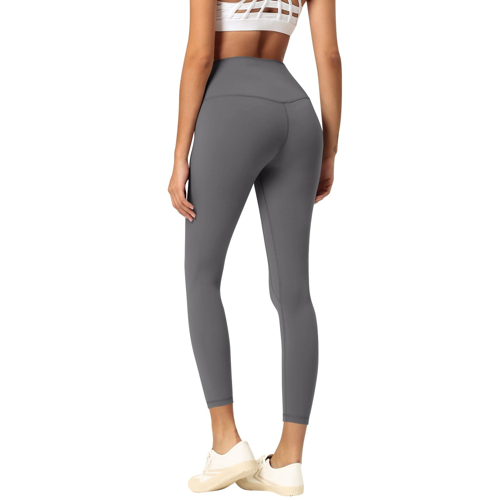 Discount Yoga Pants for Women Solid Color Running Gym Sports Full