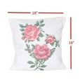thumbnail image 1 of DiscountWorld HD-4902-PC Pillow Cover for Home Decor - Set of 2, 3 Roses, 1 of 1
