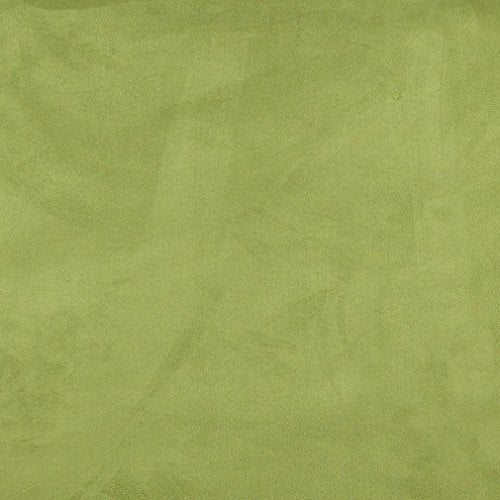 Discounted Designer Fabrics C085 Lime Green Solid Microsuede Microfiber Contemporary Upholstery Grade Fabric by The Yard