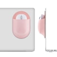 thumbnail image 1 of Universal Stick-On Mouse Pouch, Holder for Wireless Mouse, Sleeve for Laptop, Reusable Adhesive, No Glue Residue, Compatible with iPad or MacBook (Pink), 1 of 6